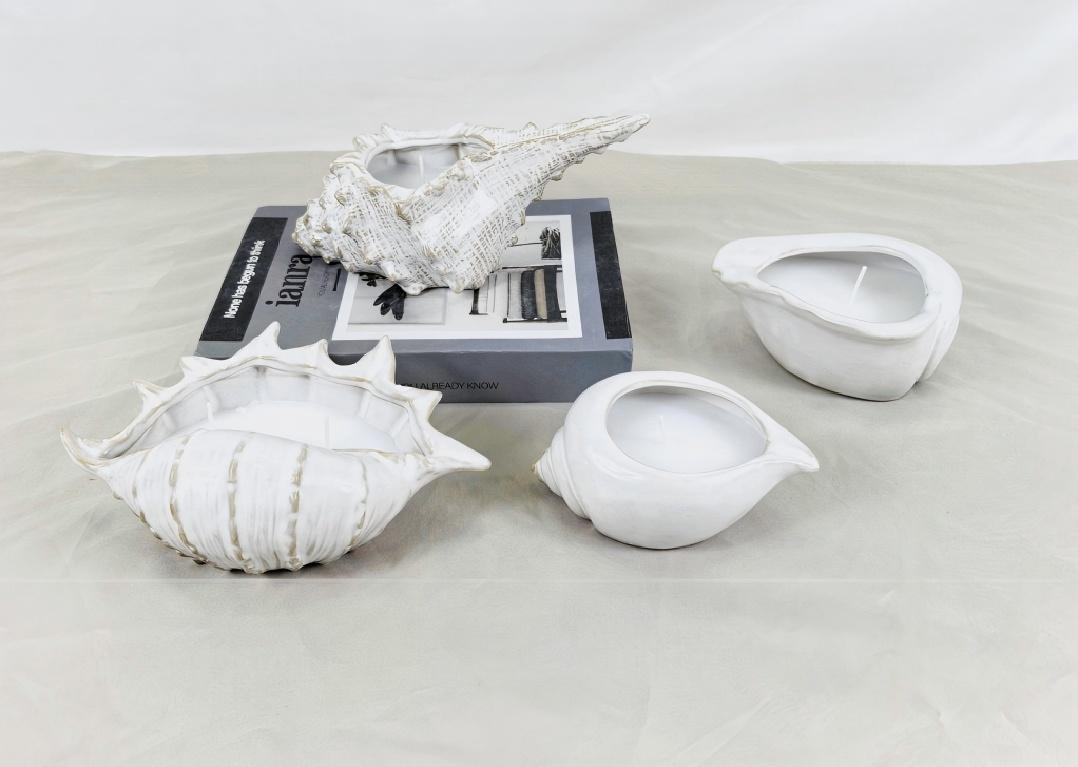 I portacandele sono disponibili in molte forme. Ne hai mai vista una a forma di conchiglia?