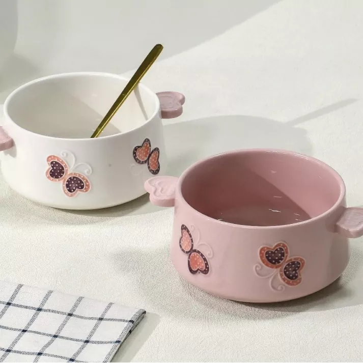 Ciotola di ceramica dipinta a mano in lavastoviglie Ciotola di ceramica dipinta a mano in lavastoviglie