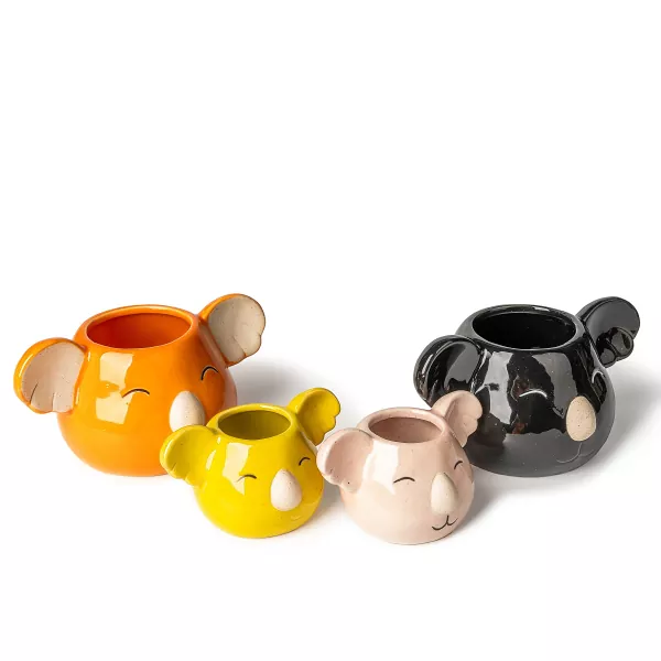 Portacandele in ceramica a forma di Koala