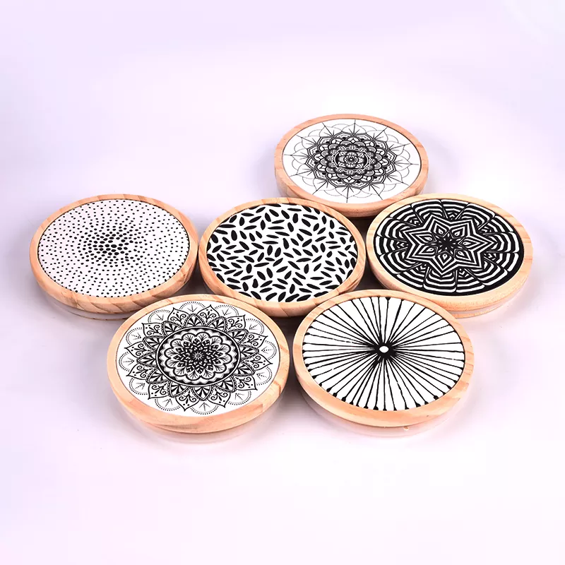 Picchio di legno di stampa su pattern personalizzati