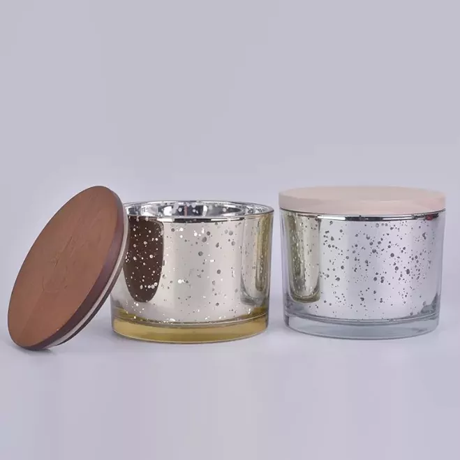 Portacancata di vetro rotondo